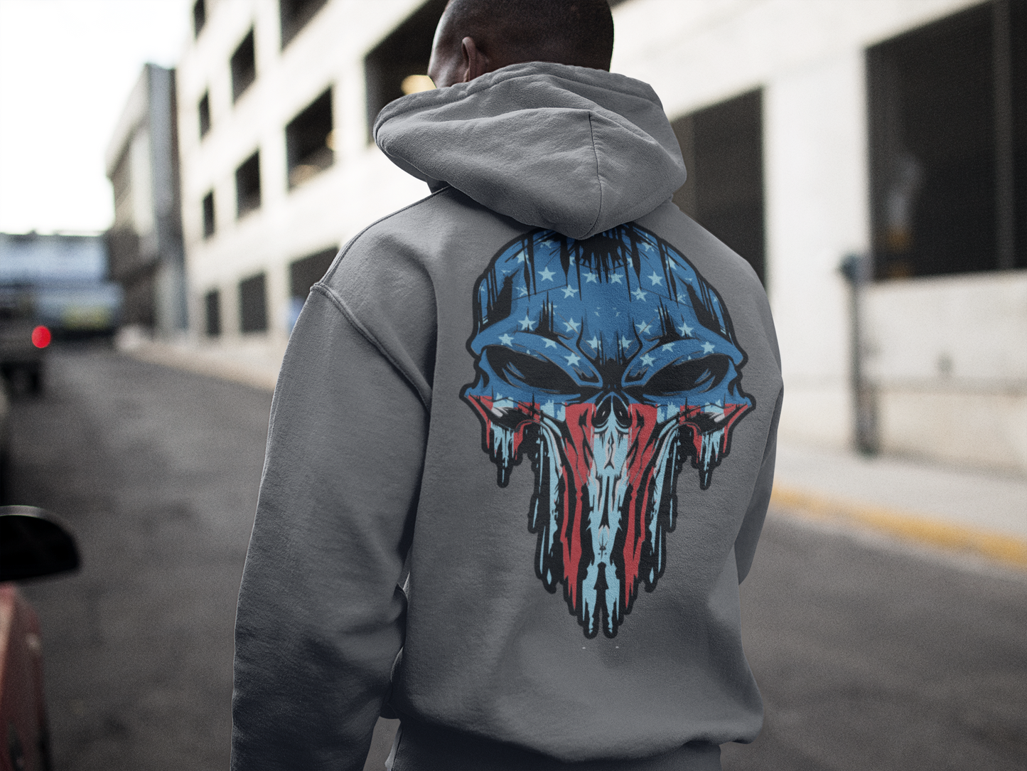 punisher zip hoodie